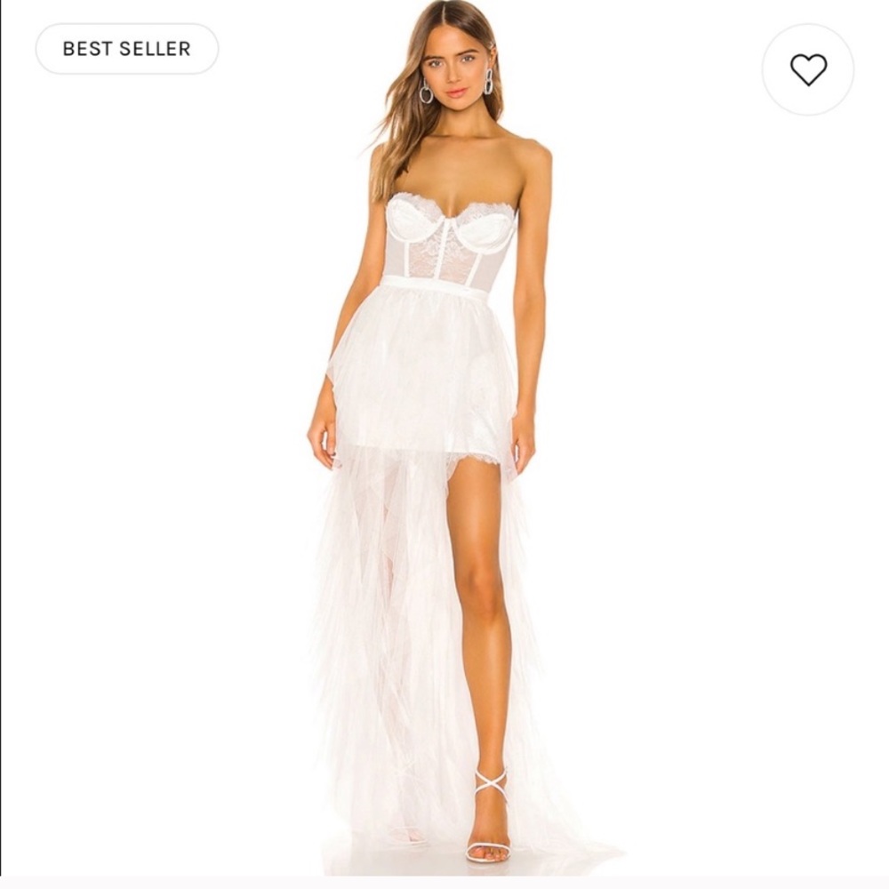 For Love and Lemons Bustier Strapless Dress